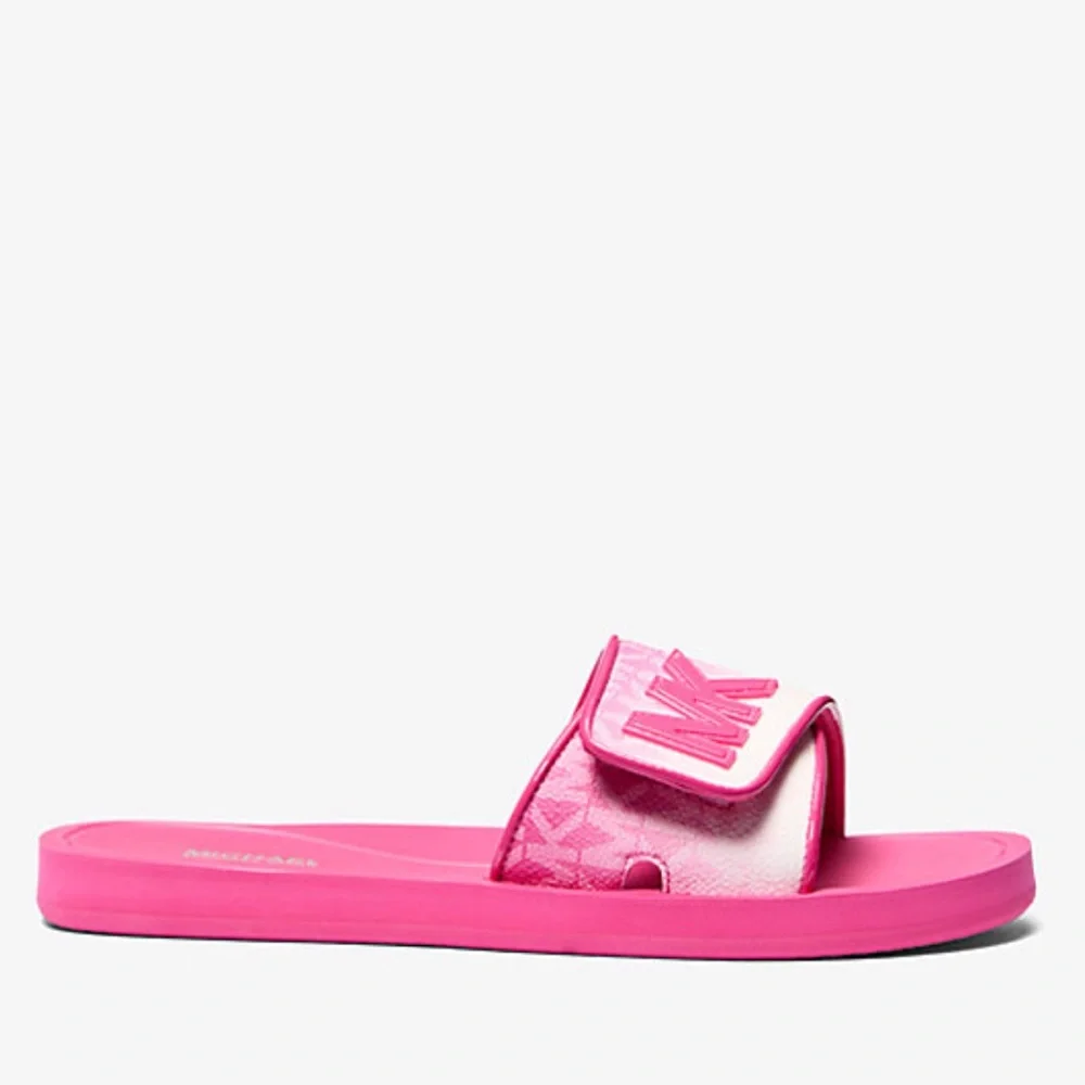MICHAEL KORS Palmer Ombré Signature Logo Slide Sandal
Dragonfruit
NWT - Picture 2 of 3